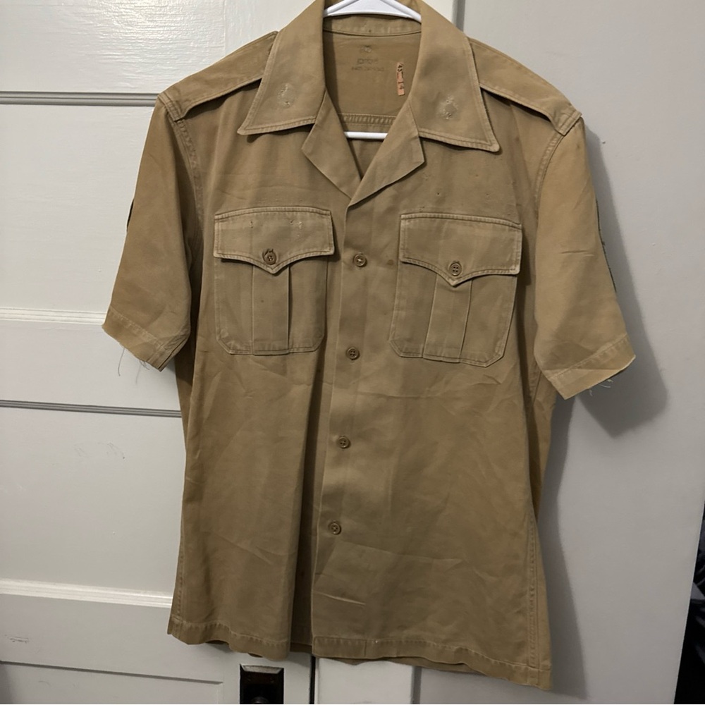 Alpha Industries Tan Dress Shirt